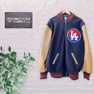 Vintage LA Angels Baseball Jacket by Ebbets Field Flannels